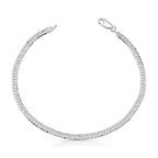Pulseira Masculina Grumet Duplo 3,2mm (Prata 925)