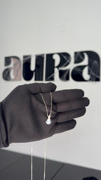 Colar Veneziana Aparecida Cravejado (Prata 925)