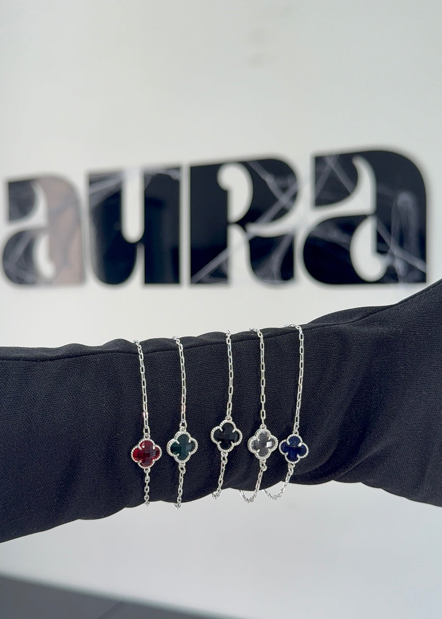 Pulseira 1 Trevo (Prata 925)