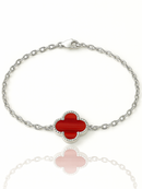 Pulseira 1 Trevo (Prata 925)