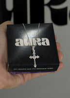 Colar Veneziana Crucifixo Jesus (Prata 925)