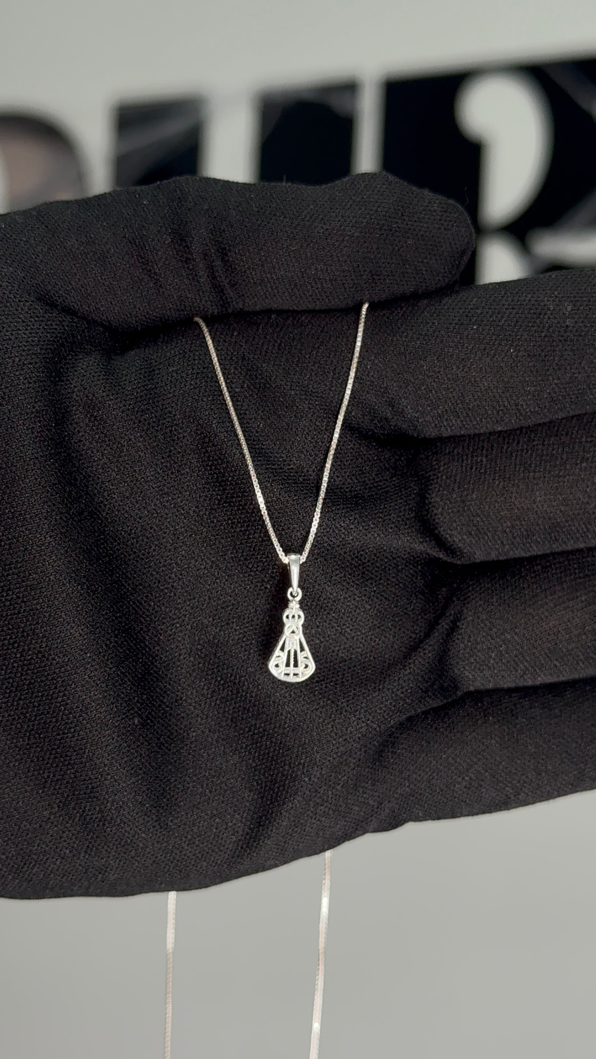 Colar Veneziana Aparecida (Prata 925)