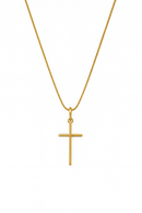 Colar Crucifixo Palito (Banhado 18k)