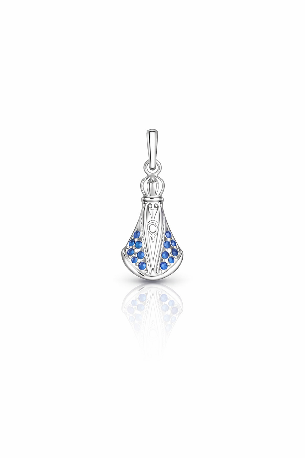 Pingente Aparecida Cravejado (Prata 925)
