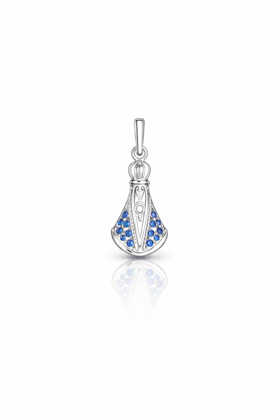 Pingente Aparecida Cravejado Prata 925