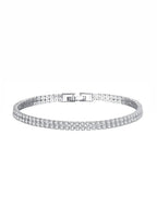 Pulseira Riviera Dupla (Banho Prata 925)