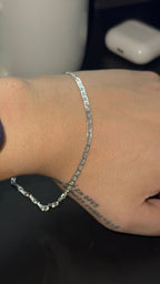 Pulseira Piastrine 2,5mm (Prata 925)