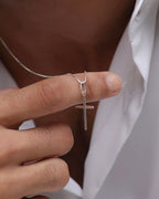 Colar Crucifixo Palito (Prata 925)