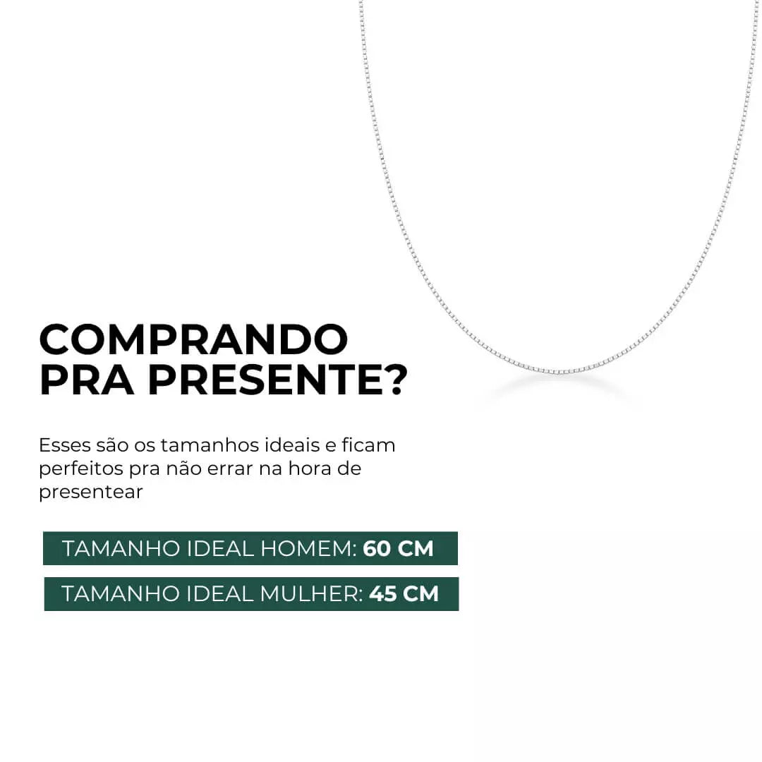 Colar 7 Trevos Azul (Prata 925)