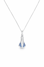 Colar Veneziana Aparecida Cravejado (Prata 925)