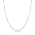 Corrente de Prata Masculina Grumet 2,3mm (Prata 925)