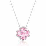 Colar Gargantilha Trevo Rose (Prata 925)