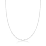 Corrente Piastrine 2mm Masculina em Prata 925