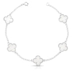 Pulseira 5 Trevos Branco