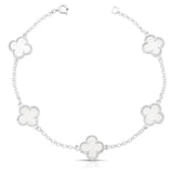Pulseira 5 Trevos Branco