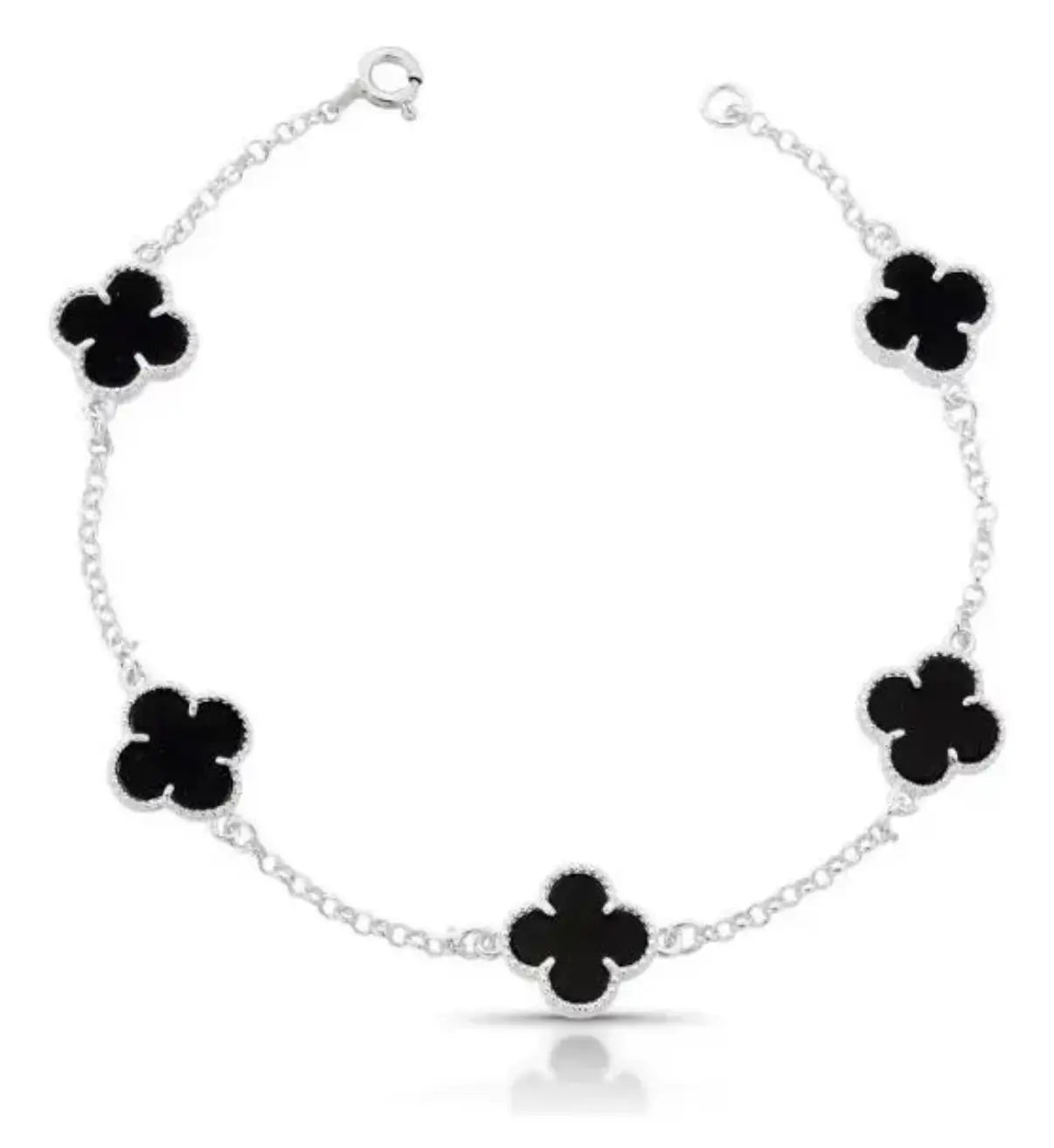 Pulseira 5 Trevos Preto