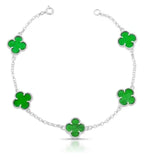 Pulseira 5 Trevos Verde