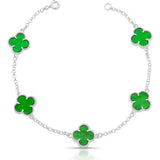 Pulseira 5 Trevos Verde