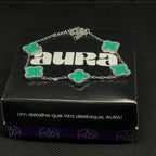 Pulseira 5 Trevos Verde