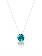 Colar Veneziana Ponto De Luz Cristal (Prata 925)