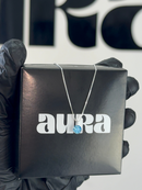 Colar Veneziana Ponto De Luz Cristal (Prata 925)