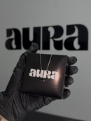 Colar Veneziana Ponto De Luz Cristal  - Preto (Prata 925)