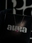 Colar Veneziana Ponto De Luz Cristal  - Rosa (Prata 925)